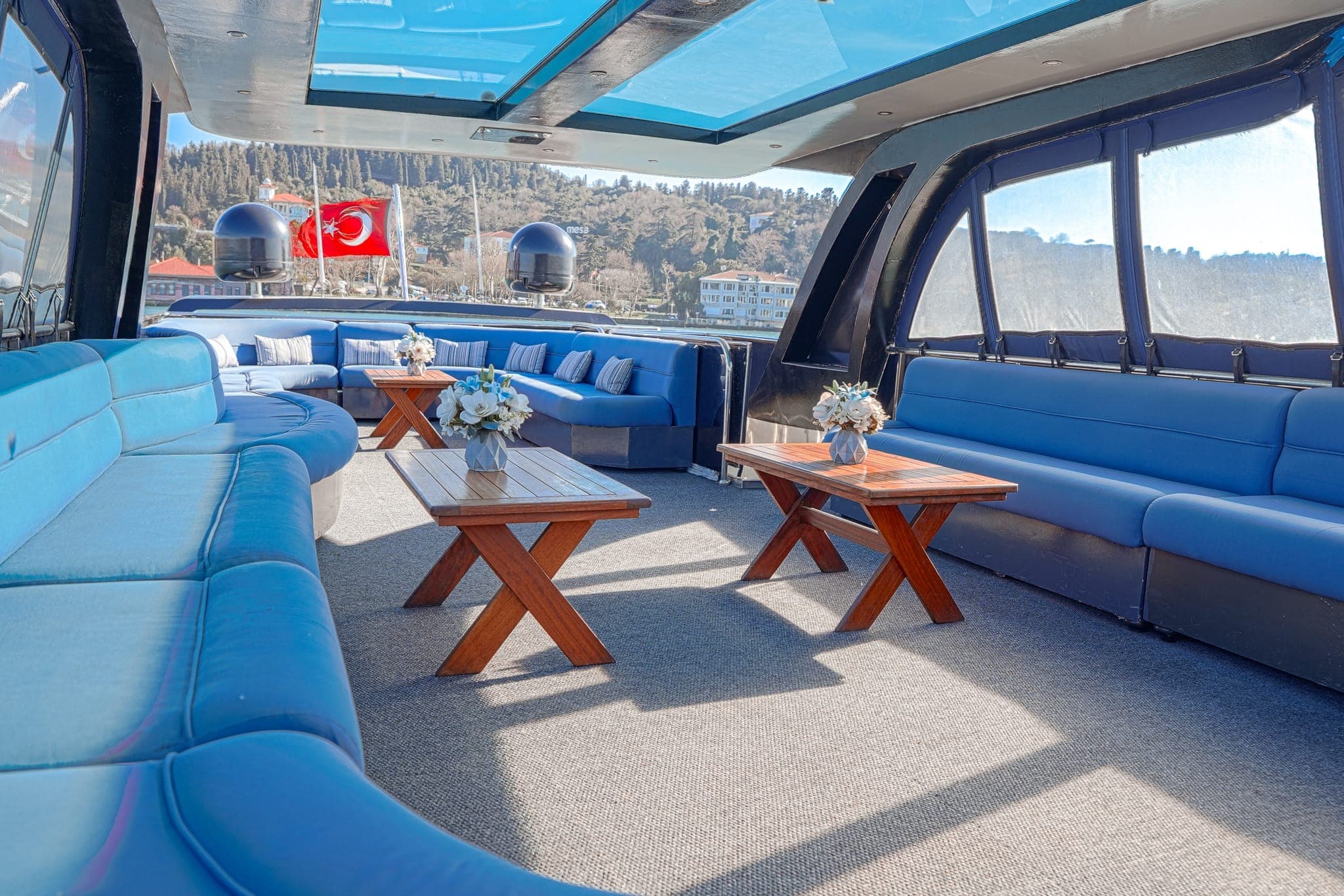 Private motor yacht of the Luma Bosphorus charter fleet, Istanbul